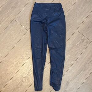 Aerie Navy Blue High-Waisted Leggings